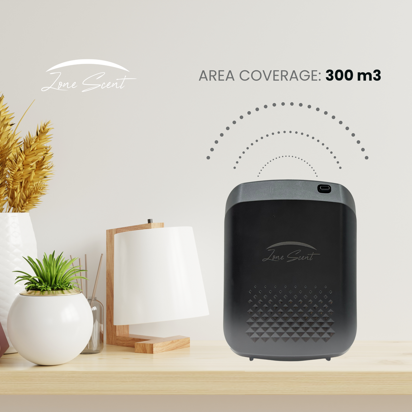 Zone Scent Diffuser - ZS-01F - Waterless, Safe, and Quiet