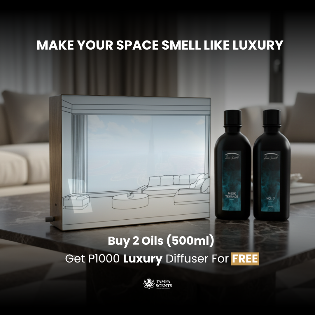 2 Premium Oils Bundle (500ml) – FREE Luxury Diffuser
