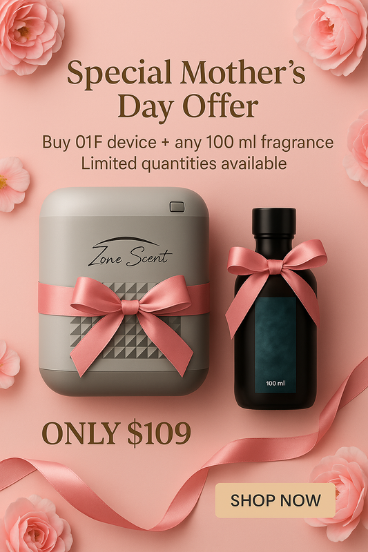 Zone Scent 01F Device + 100 ml Fragrance Bundle (Limited)